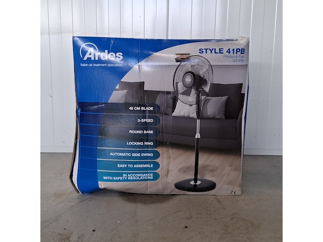 3x staande ventilator, ardes, style 41pb - afbeelding 1 van  5