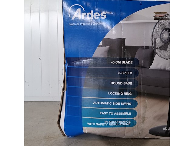 3x staande ventilator, ardes, style 41pb - afbeelding 3 van  5