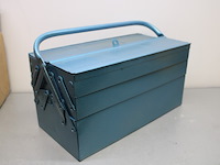 3x stalen gereedschapskist blauw - afbeelding 2 van  7