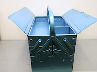 3x stalen gereedschapskist blauw - afbeelding 3 van  7