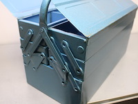 3x stalen gereedschapskist blauw - afbeelding 7 van  7