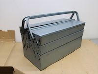 3x stalen gereedschapskist grijs - afbeelding 5 van  7