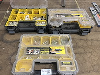 3x stanley gereedschapskoffer, organizer met inhoud koppelingen - afbeelding 3 van  11