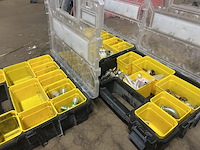 3x stanley gereedschapskoffer, organizer met inhoud koppelingen - afbeelding 4 van  11