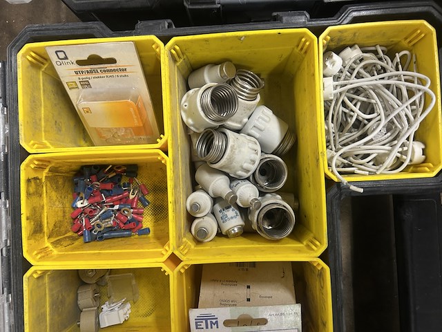 3x stanley gereedschapskoffer, organizer met inhoud koppelingen - afbeelding 9 van  11