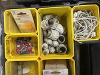 3x stanley gereedschapskoffer, organizer met inhoud koppelingen - afbeelding 9 van  11