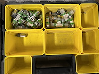 3x stanley gereedschapskoffer, organizer met inhoud koppelingen - afbeelding 4 van  8