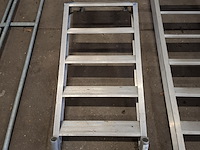 3x steigertrap met leuning layher, allround stalen steiger - afbeelding 2 van  26