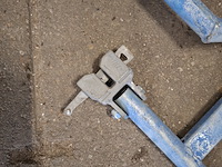 3x steigertrap met leuning layher, allround stalen steiger - afbeelding 8 van  26