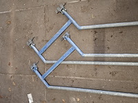 3x steigertrap met leuning layher, allround stalen steiger - afbeelding 10 van  26