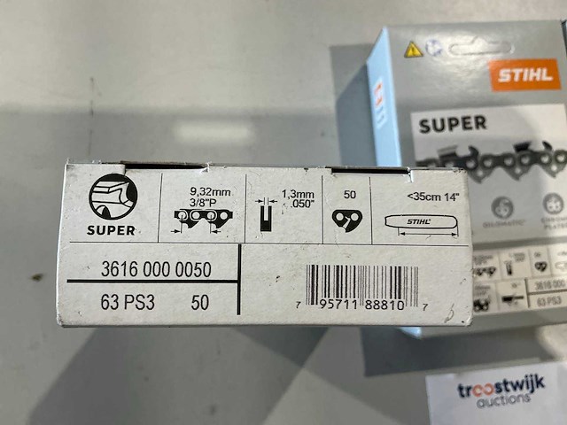 3x stihl 3616 000 0050 ketting voor kettingzaag - afbeelding 3 van  3