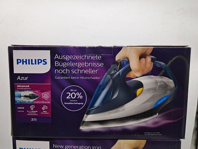 3x strijkijzer, philips, azur advanced gc4930/11 - afbeelding 2 van  5