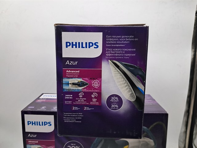 3x strijkijzer, philips, azur advanced gc4930/11 - afbeelding 3 van  5