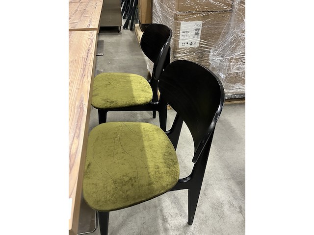 3x tafel 120x60x74 cm, 6x stoel - afbeelding 4 van  9