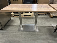 3x tafel 120x60x74 cm, 6x stoel - afbeelding 6 van  9