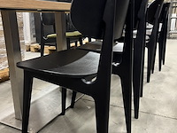 3x tafel 120x60x74 cm, 6x stoel - afbeelding 9 van  9