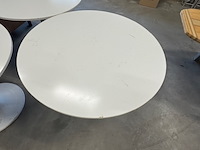 3x tafel, wit, rond - afbeelding 3 van  5