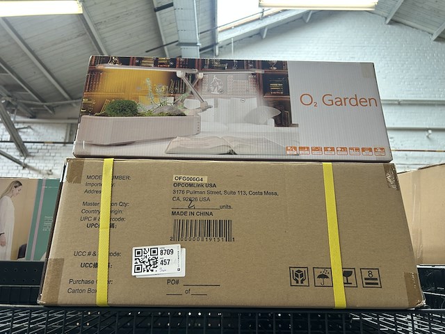 3x tafelplantentuin met leeslampje en zuurstofcirculatiesysteem, opcom, o2 garden - afbeelding 1 van  3