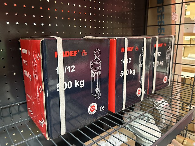 3x takel 14/12 500 kg, hadef - afbeelding 3 van  3