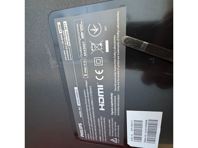 3x televisie, philips, 32pfl5606h - afbeelding 6 van  6