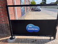 3x terrasschermen waarvan 1 draaibaar en 2 vast, groen, 2024 - afbeelding 8 van  9