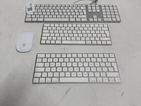 3x toetsenbord en muis apple, wit - afbeelding 1 van  5