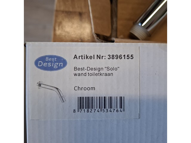 3x toiletkraan best design, solo - afbeelding 4 van  5