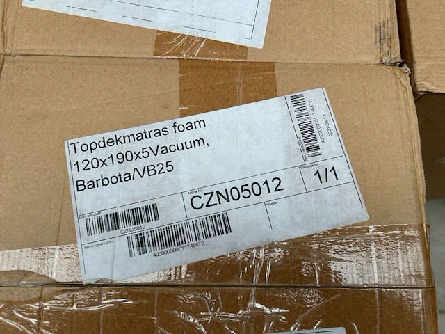 3x topdekmatras 120x190x5 - afbeelding 3 van  4