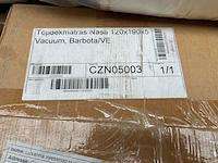 3x topdekmatras 120x190x5 - afbeelding 4 van  4