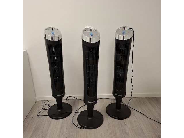 3x torenventilator honeywell, quietset - afbeelding 1 van  4