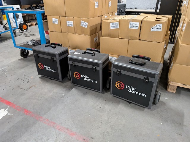 3x trolley koffer - afbeelding 1 van  6