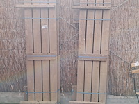 3x tuinbank, o.a. hillhout - afbeelding 2 van  9