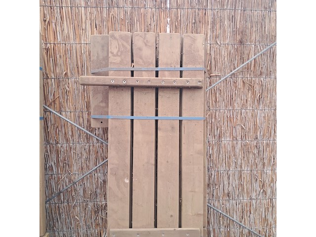 3x tuinbank, o.a. hillhout - afbeelding 3 van  9