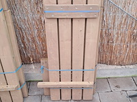 3x tuinbank, o.a. hillhout - afbeelding 4 van  9
