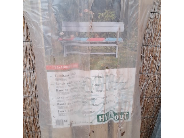 3x tuinbank, o.a. hillhout - afbeelding 9 van  9