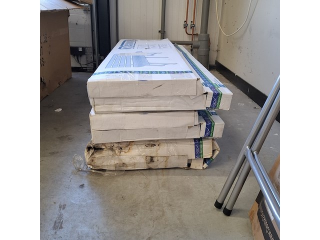 3x tuinbank, orchidea, bianco - afbeelding 4 van  4