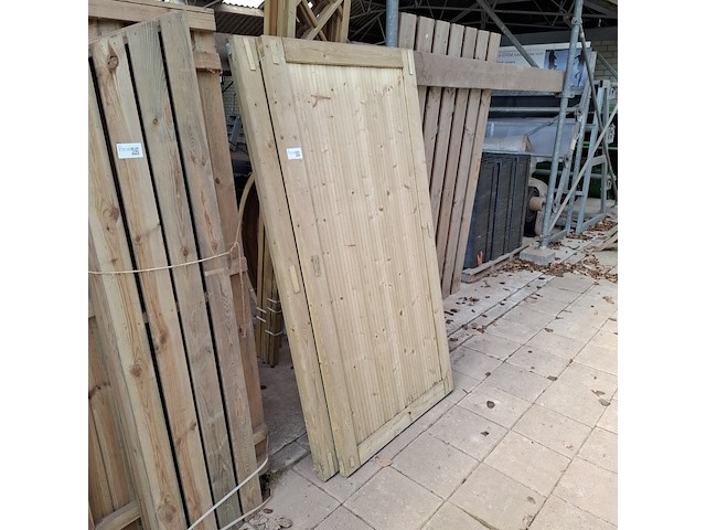 3x tuinscherm hillhout, grenen - afbeelding 2 van  3