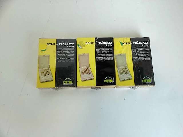 (3x) ub germany boor-/ freesset - 6-delig - afbeelding 1 van  4