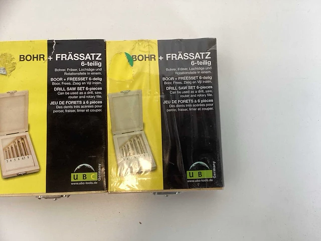 (3x) ub germany boor-/ freesset - 6-delig - afbeelding 3 van  4