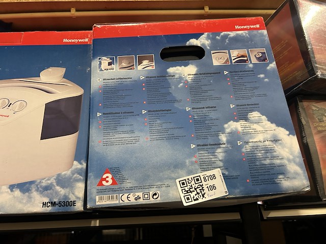 3x ultrasone luchtbevochtiger honeywell - afbeelding 3 van  4