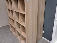 3x vakkenkast ikea, kallax, beuken