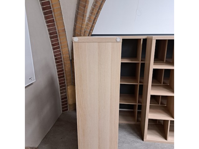 3x vakkenkast ikea, kallax, beuken - afbeelding 4 van  5