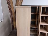 3x vakkenkast ikea, kallax, beuken - afbeelding 4 van  5