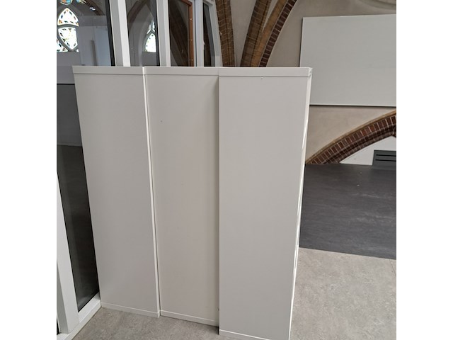 3x vakkenkast ikea, kallax, wit - afbeelding 2 van  6