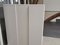 3x vakkenkast ikea, kallax, wit - afbeelding 2 van  6