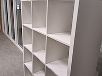 3x vakkenkast ikea, kallax, wit - afbeelding 4 van  6