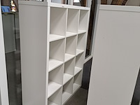 3x vakkenkast ikea, kallax, wit - afbeelding 5 van  6