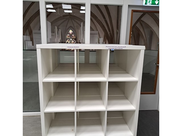 3x vakkenkast ikea, kallax, wit - afbeelding 6 van  6