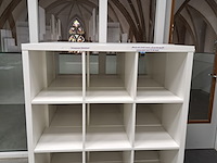 3x vakkenkast ikea, kallax, wit - afbeelding 6 van  6
