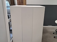 3x vakkenkast ikea, kallax, wit - afbeelding 2 van  5
